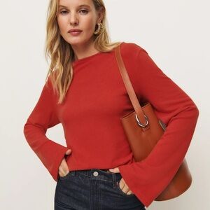 REFORMATION OFF WHITE KNIT TOP - NWT